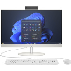 HP ProOne 240 G10 24AiOBU-i7-1355UIDS / 23.8 inch AG FHD UWVA IPS 250 / 16GB DDR4 / 512GB M.2 SSD Value / W11 Pro / 1yw / 125 White Cellulose Fiber Packagingkbd / 125WhitemouseCelluloseFiberPackaging / Realtek Wi-Fi 6 WLAN / Zoom Logo  RTF Card / Shell Wh