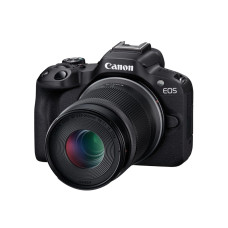 Цифровой фотоаппарат CANON EOS R50 + RF-S 18-45 mm IS STM + RF-S 55-210 mm IS STM Black