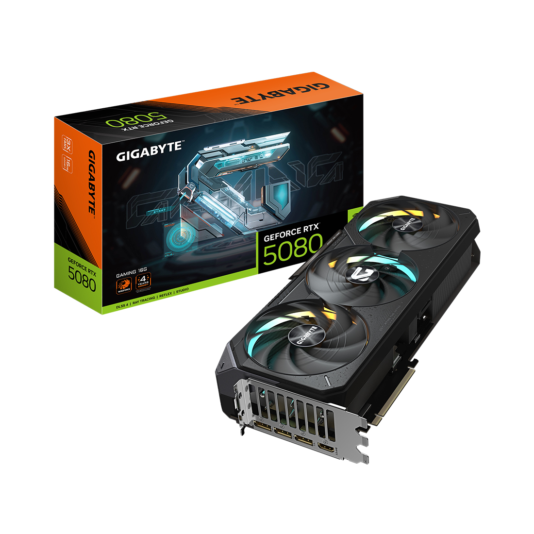 Видеокарта Gigabyte (GV-N5080GAMING-16GD) RTX5080 GAMING 16G
