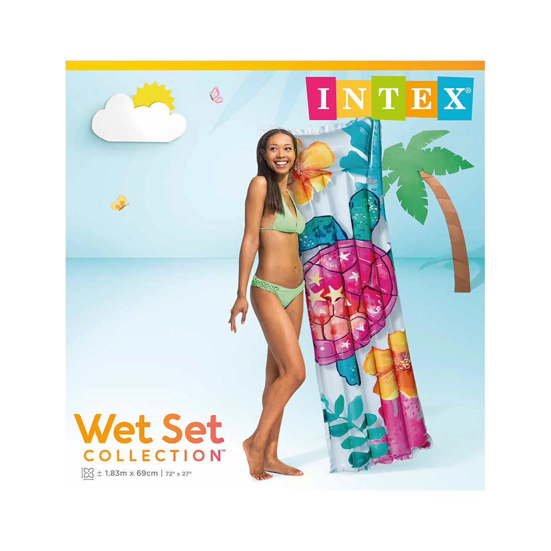 Надувной пляжный матрас Intex 59720EU