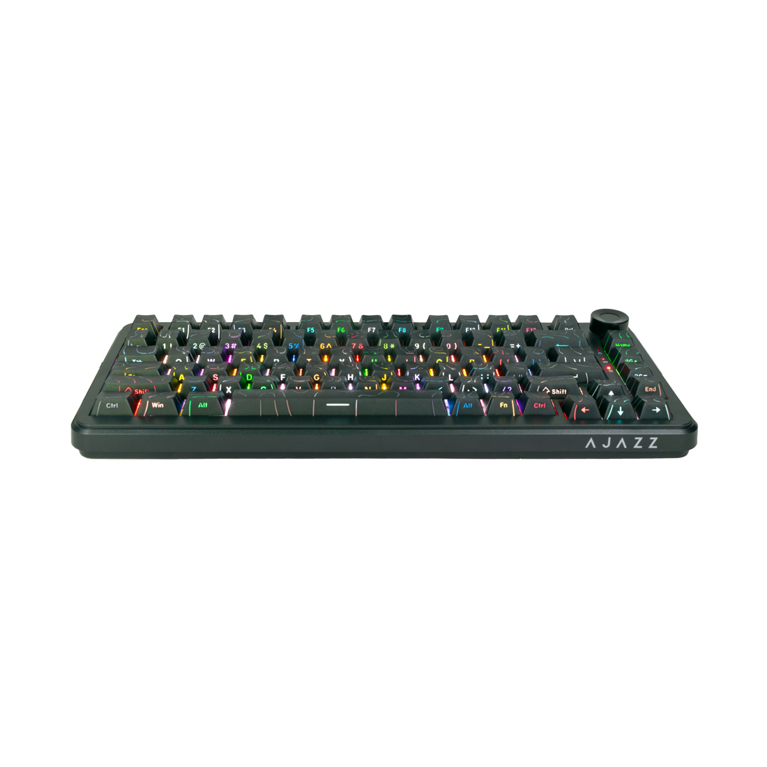 Клавиатура Ajazz AK820 Max Ultra Magnetic Powder Switch Black