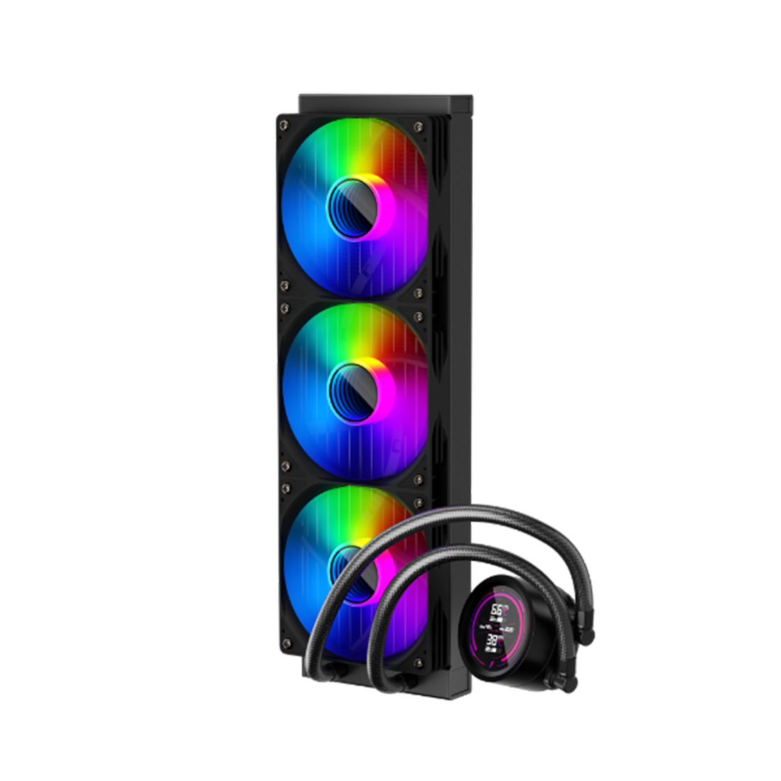 Кулер с водяным охлаждением 1STPLAYER TS4 360 BLACK