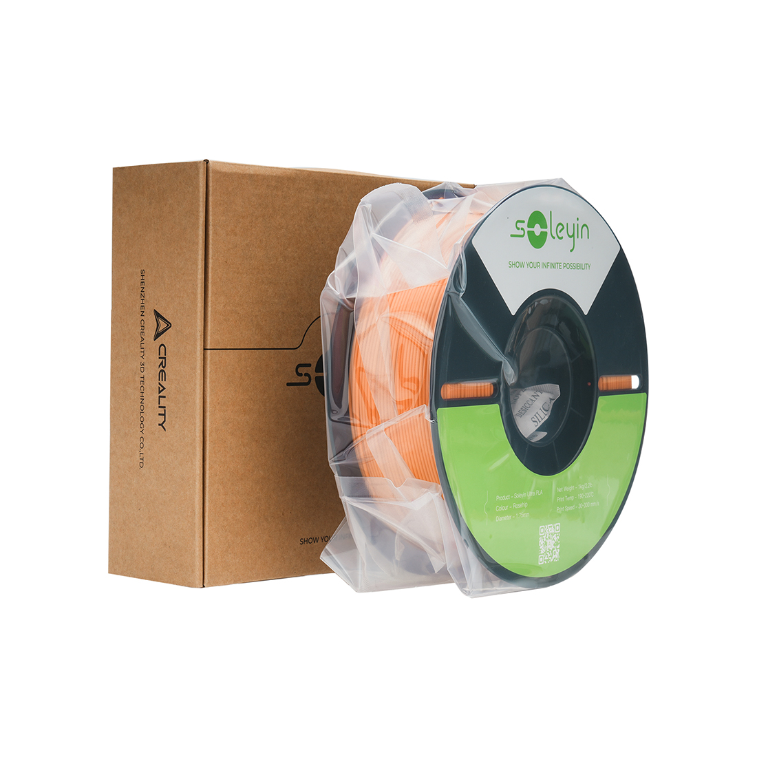 Филамент для 3D-печати Creality Soleyin Ultra PLA 3301010601 (шиповник)