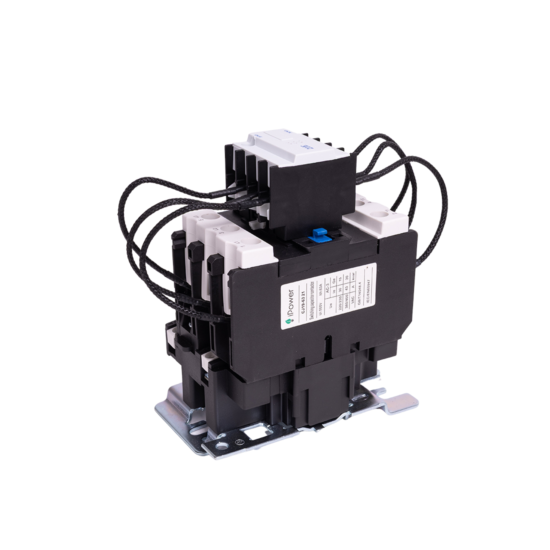 Контактор КРМ iPower CJ19-63A 30кВАр 2НО+1НЗ 230В