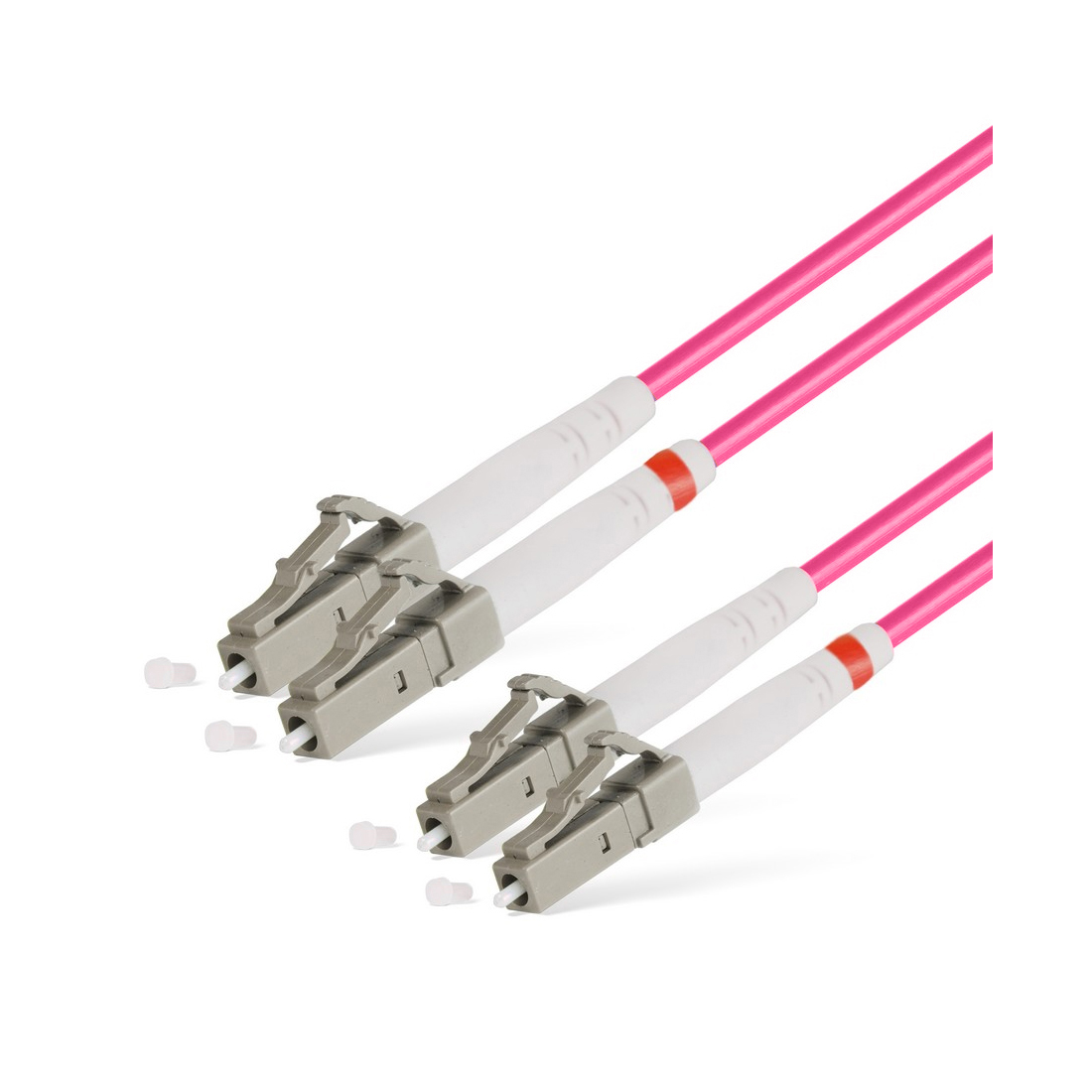 Патч Корд Оптоволоконный LC/UPC-LC/UPC MM OM4 50/125 Duplex 3.0мм 5 м