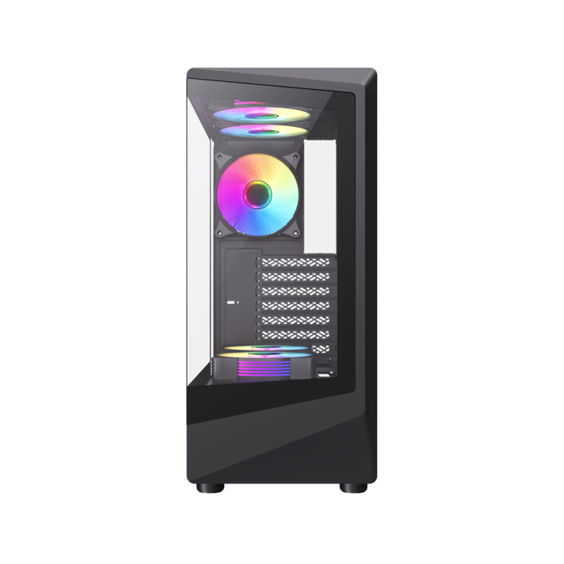 Компьютерный корпус Gamemax Vista COC AB Black без Б/П