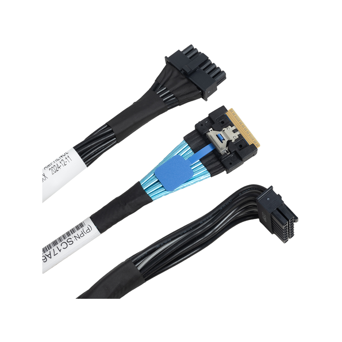 Комплект интерфейсных кабелей Lenovo ThinkSystem SR650 V2 2.5" Chassis Front BP1 SAS/SATA Cable Kit