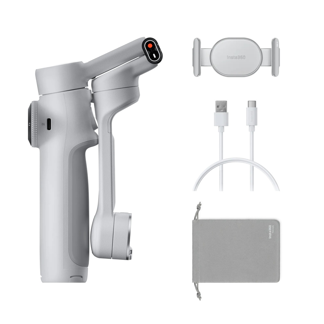 Стедикам Insta360 Flow2 Standard Bundle Stone Gray