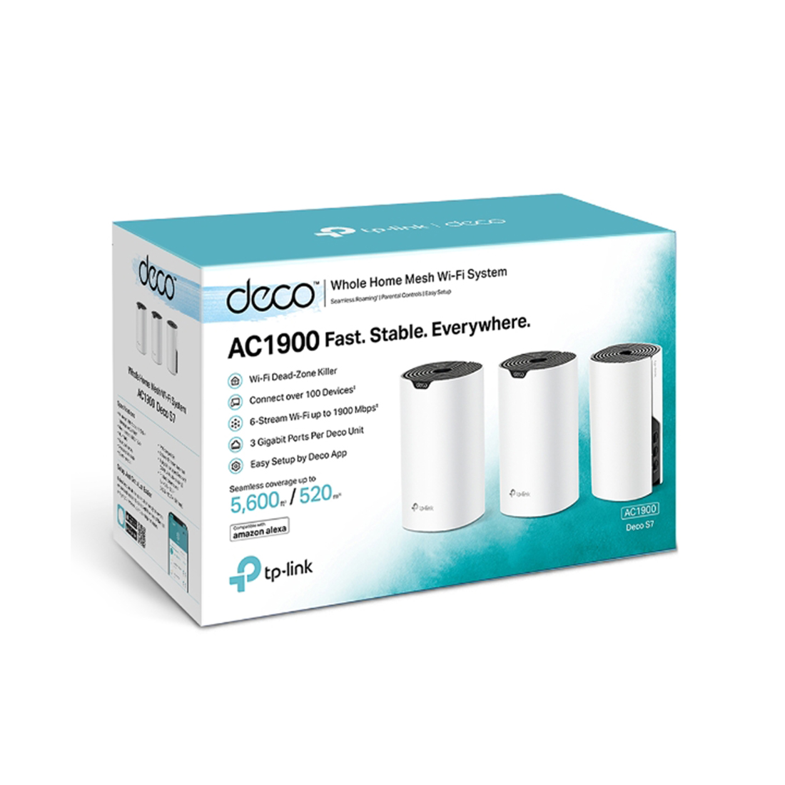 Домашняя Mesh-система Wi-Fi 5 TP-Link Deco S7 (3-pack)