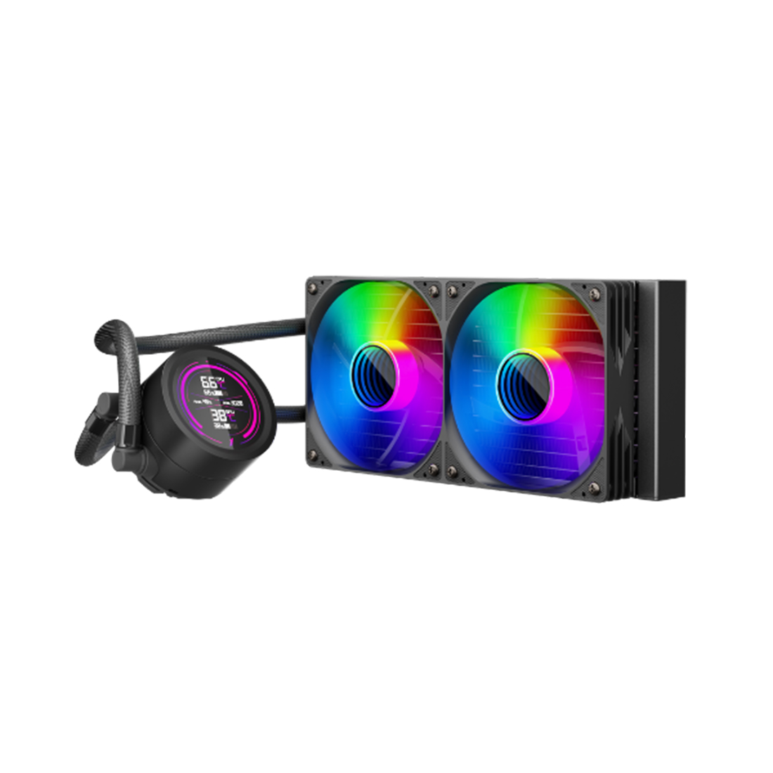 Кулер с водяным охлаждением 1STPLAYER TS4 240 BLACK
