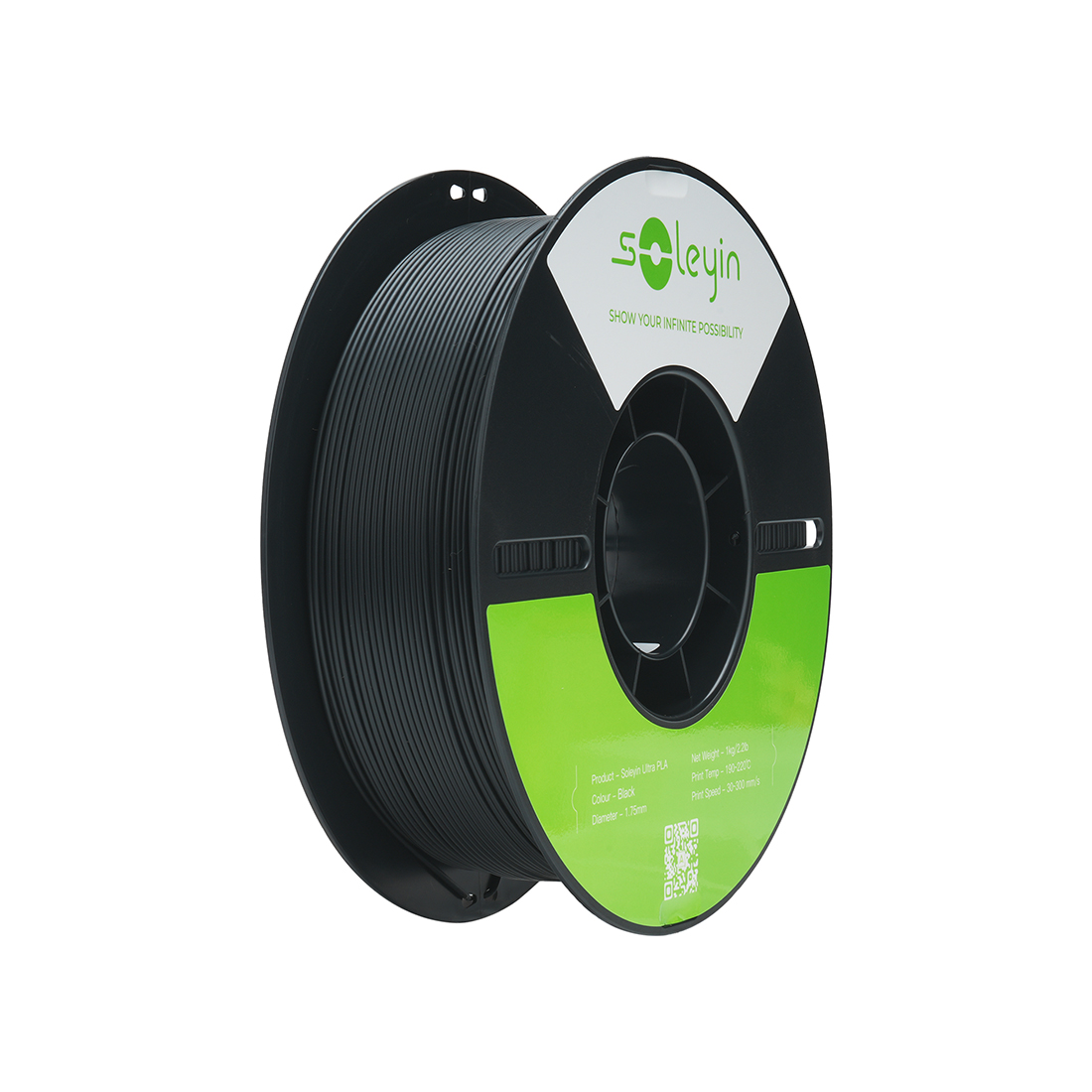 Филамент для 3D-печати Creality Soleyin Ultra PLA 3301010608 (чёрный)