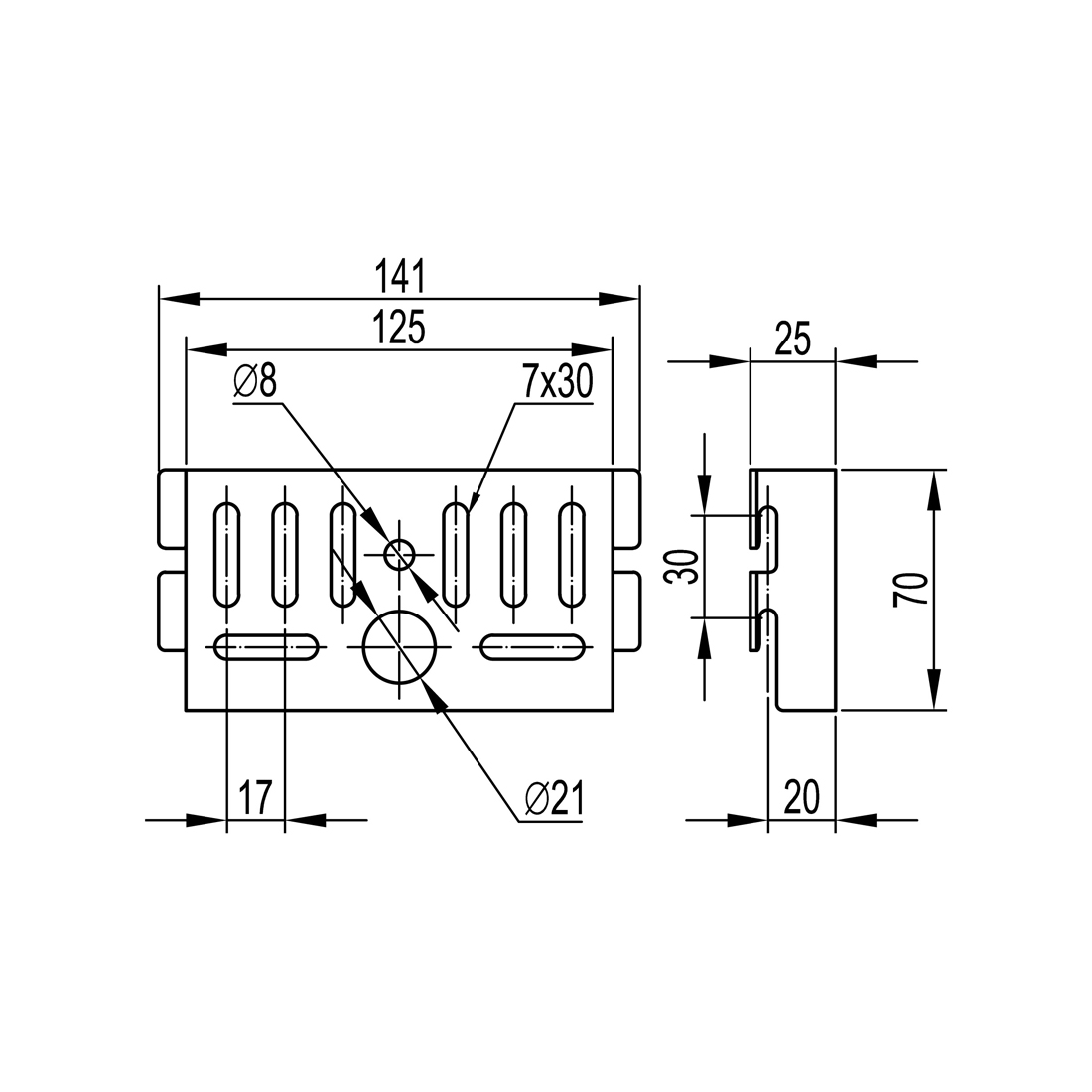 Монтажная плата DKC FC37310