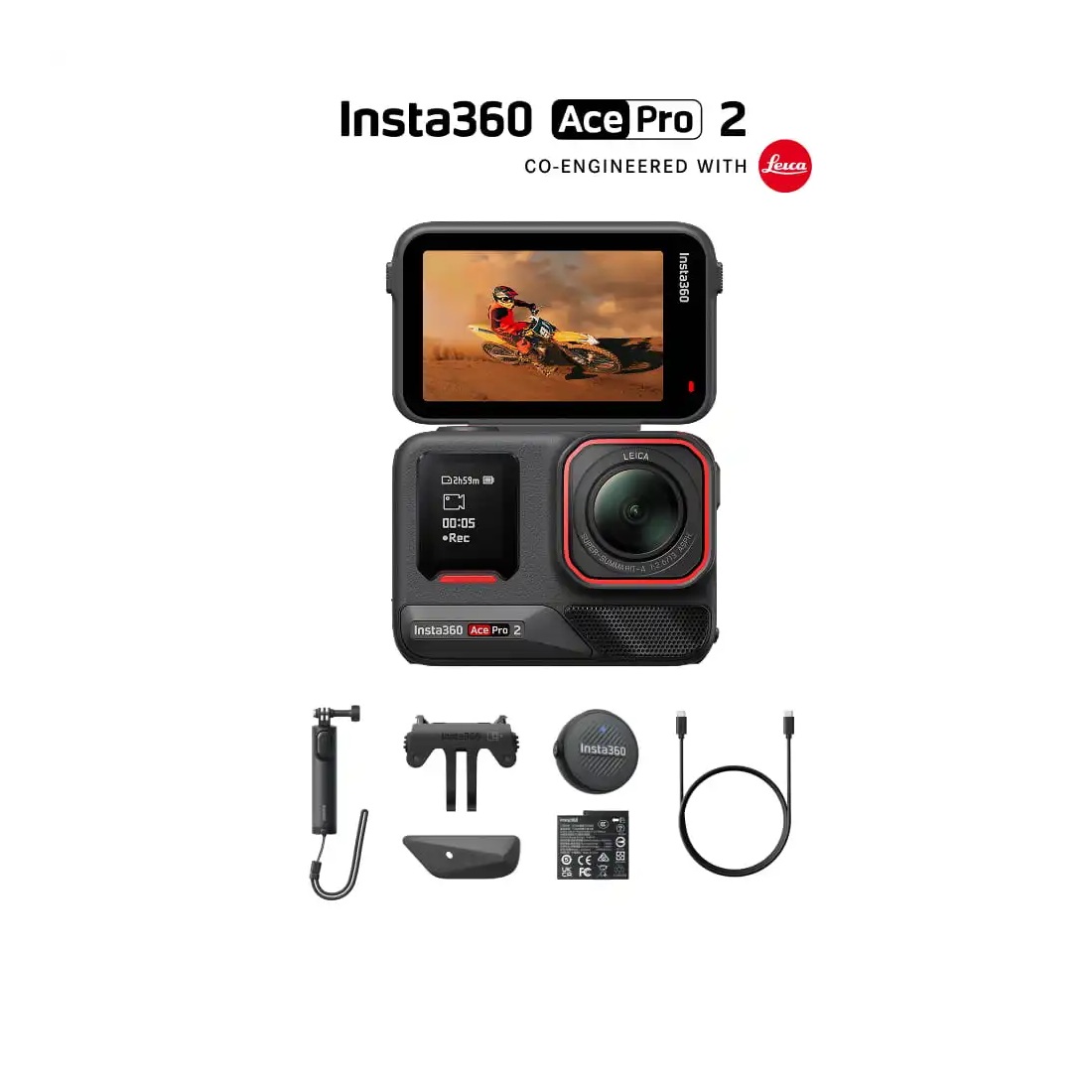Экшн-камера Insta360 Ace Pro 2 Standard Bundle