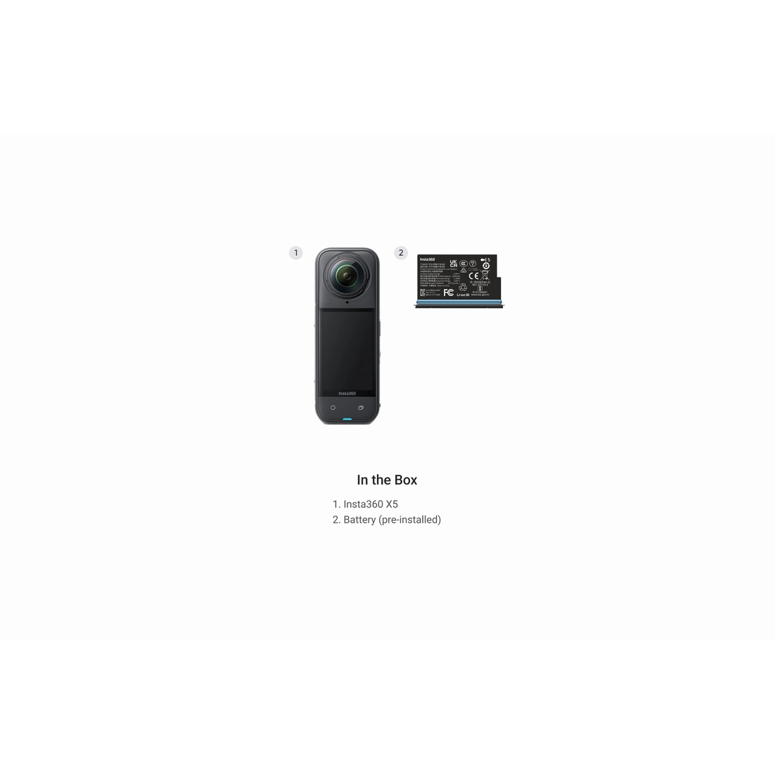 Экшн-камера Insta360 X5 Standard Bundle