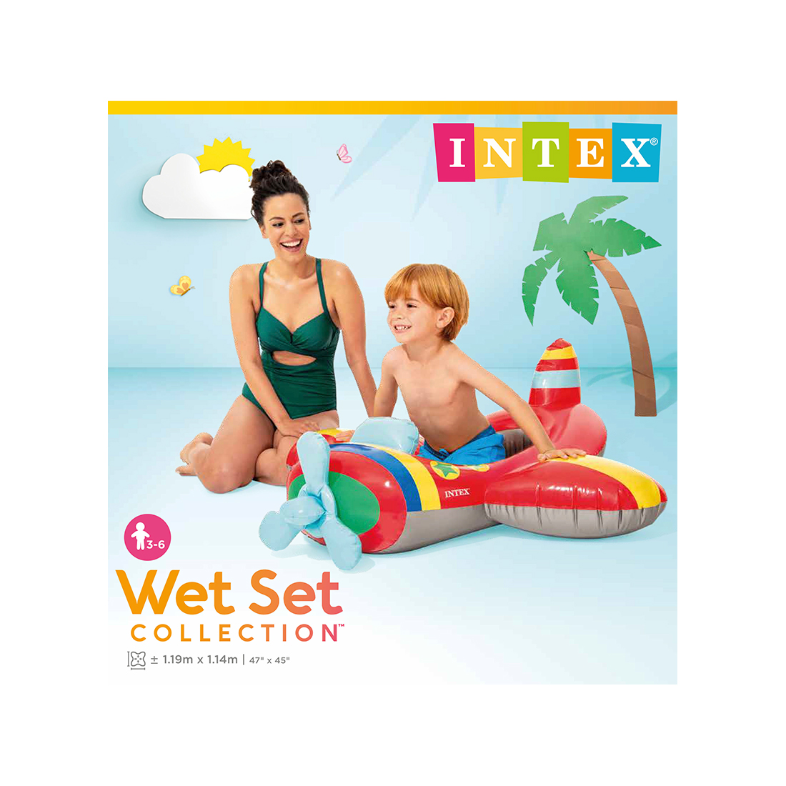 Надувная лодочка Intex 59380NP