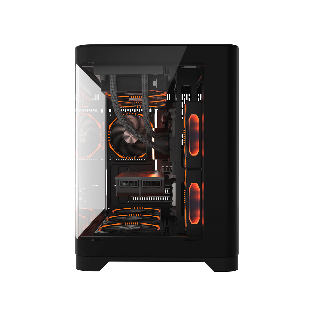 Компьютерный корпус 1STPLAYER UV6 BLACK без Б/П