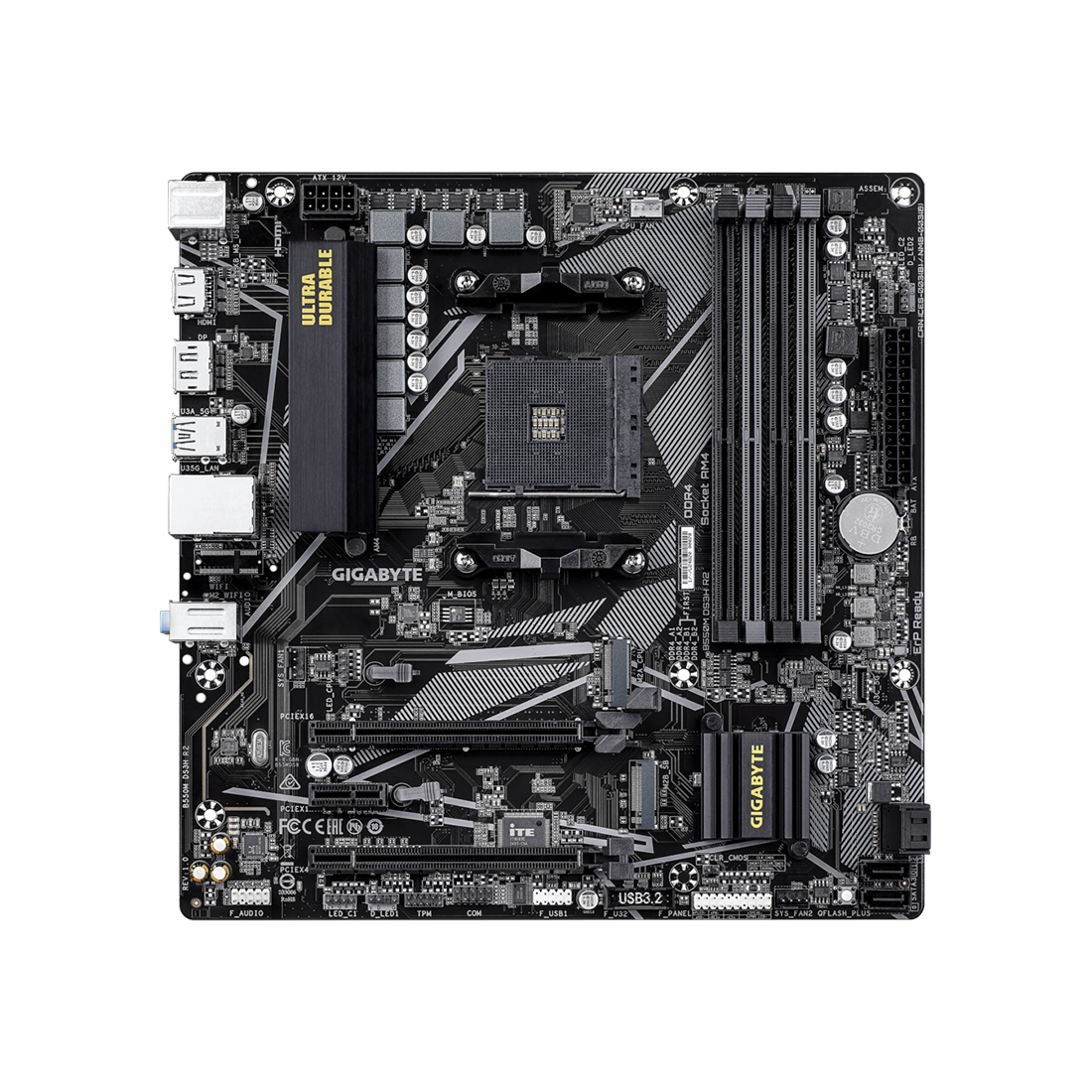 Материнская плата Gigabyte B550M DS3H R2
