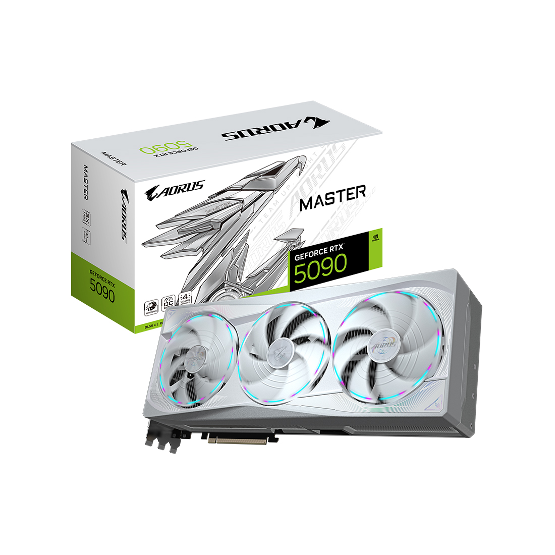 Видеокарта Gigabyte (GV-N5090AORUSM ICE-32GD) RTX5090 AORUS MASTER ICE 32G