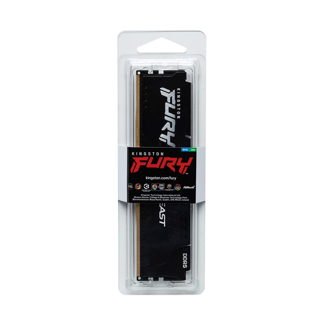 Модуль памяти Kingston Fury Beast Black AMD KF556C36BBE-16 DDR5 16GB 5600MHz