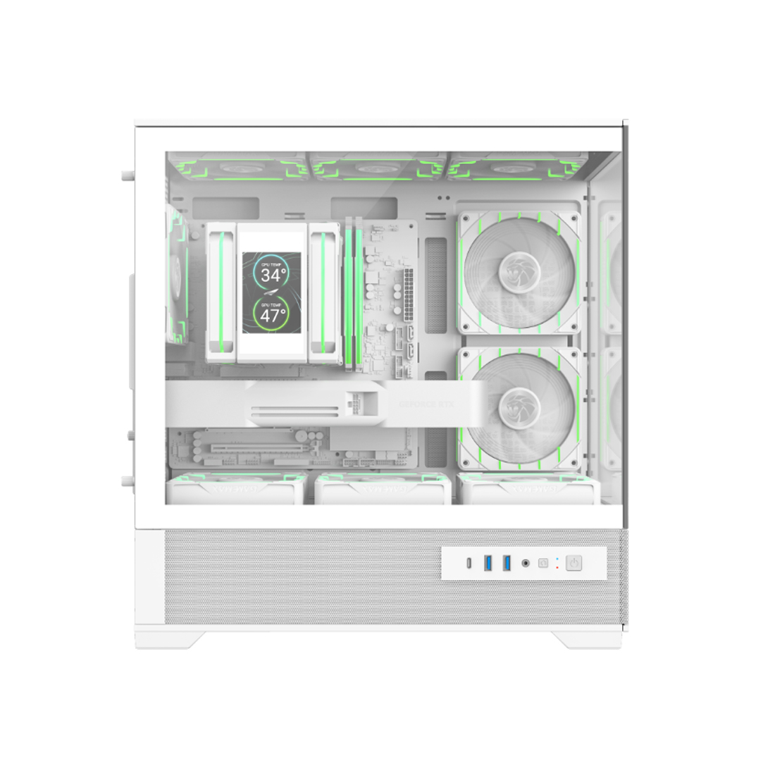 Компьютерный корпус Gamemax VISTA 2 MW White без Б/П