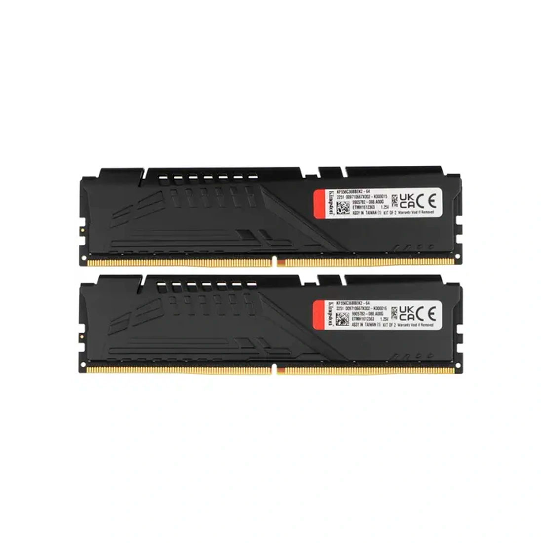 Комплект модулей памяти Kingston KF556C40BBK2-128 DDR5 128GB (Kit 2x64GB) 5600MHz