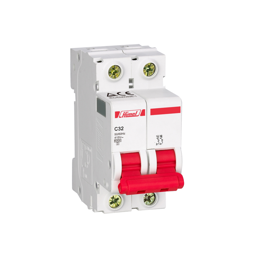 Автоматический выключатель Himel HDB3w 2Р 16А С 4,5кА