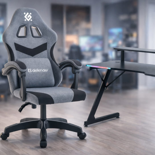 Скидка 5% на игровые кресла и столы Defender и Eco Estelar