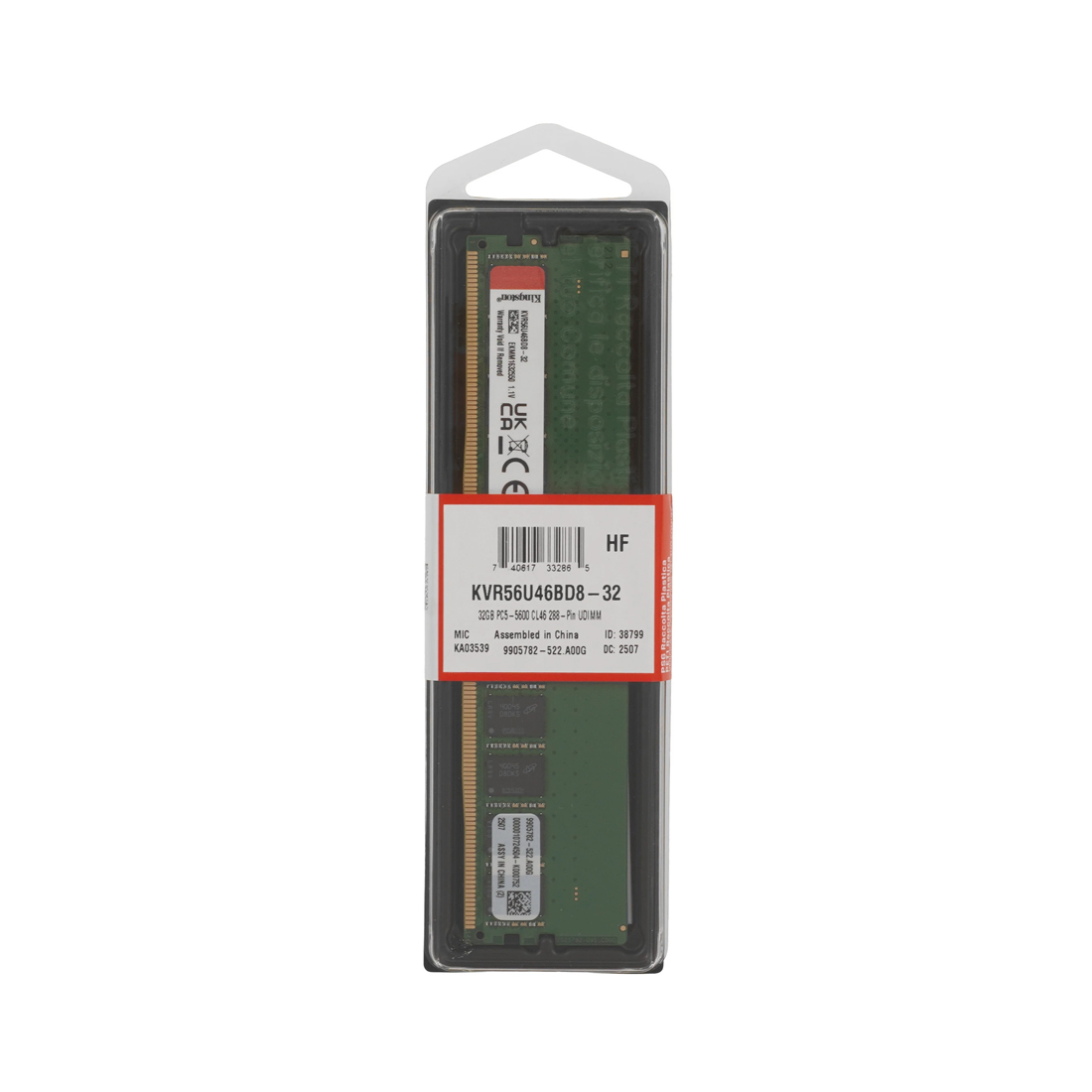 Модуль памяти Kingston KVR56U46BD8-32 DDR5 32GB