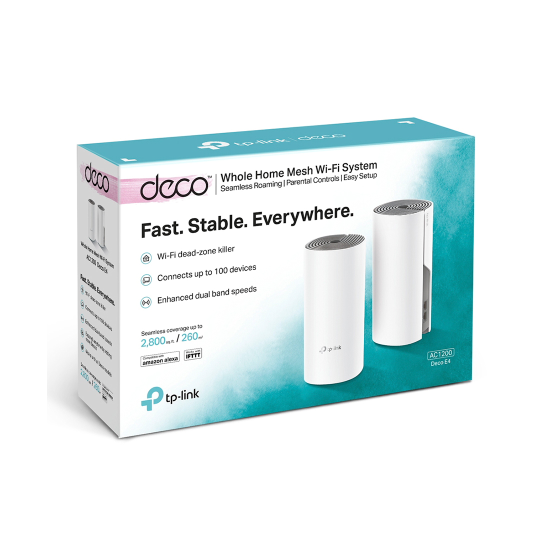Беспроводная MESH-система Wi-Fi TP-Link Deco E4 (2-pack)