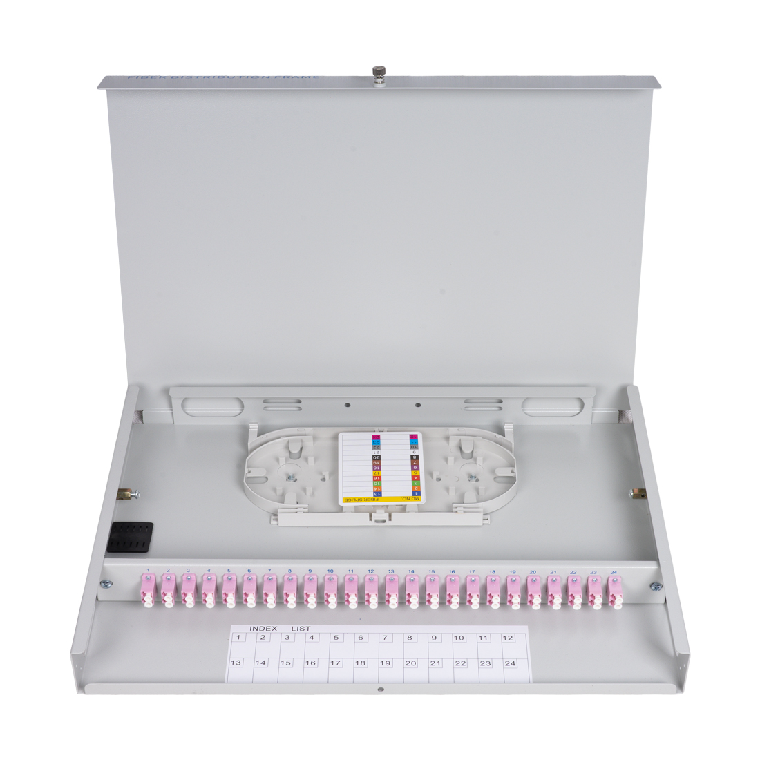 Оптический кросс А-Оптик АО-2403 укомплектованный LC/UPC Duplex MM OM4