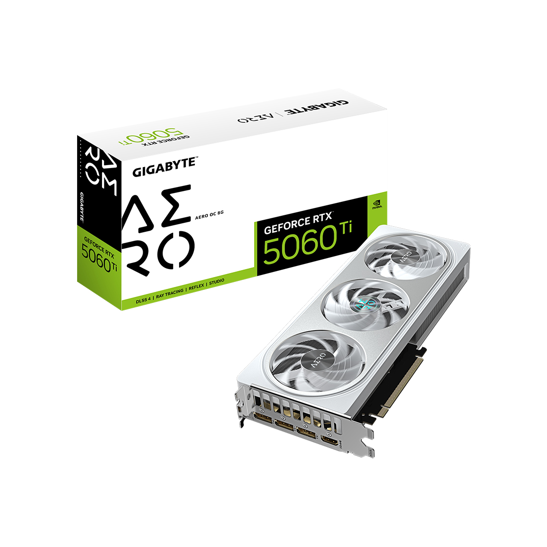 Видеокарта Gigabyte (GV-N506TAERO OC-8GD) RTX5060Ti AERO OC 8G