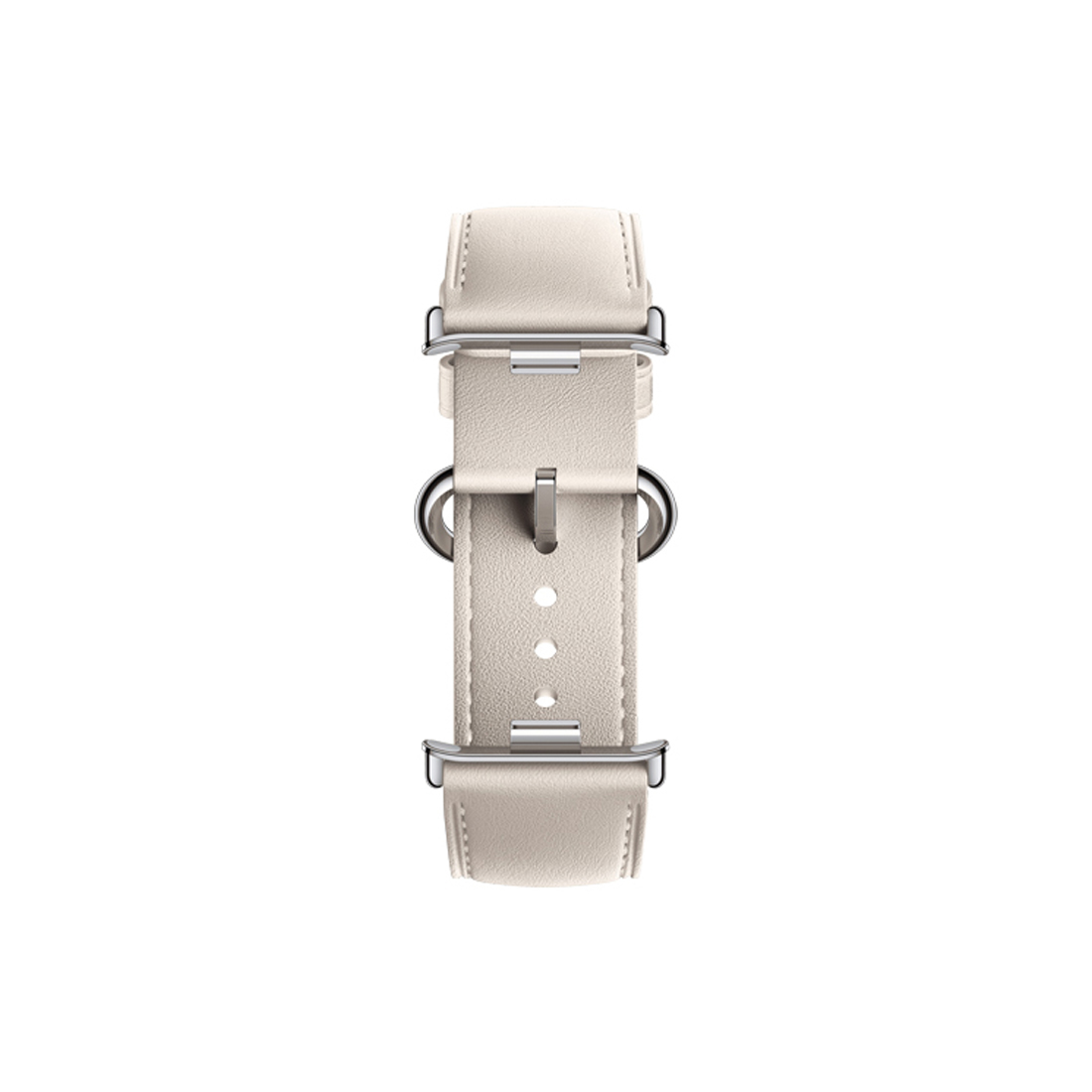 Кожаный сменный браслет Xiaomi Leather Quick Release Strap Cream white