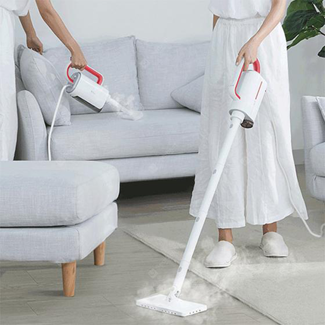 Пароочиститель многофункциональный Deerma Multifunctional Steamer ZQ610 Белый